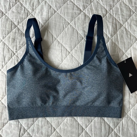 Vitality Formation Scoop neck bra Heather Navy blue - Picture 2 of 7